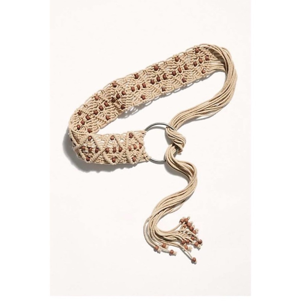 Free People Marrakesh Macrame Belt Small Medium